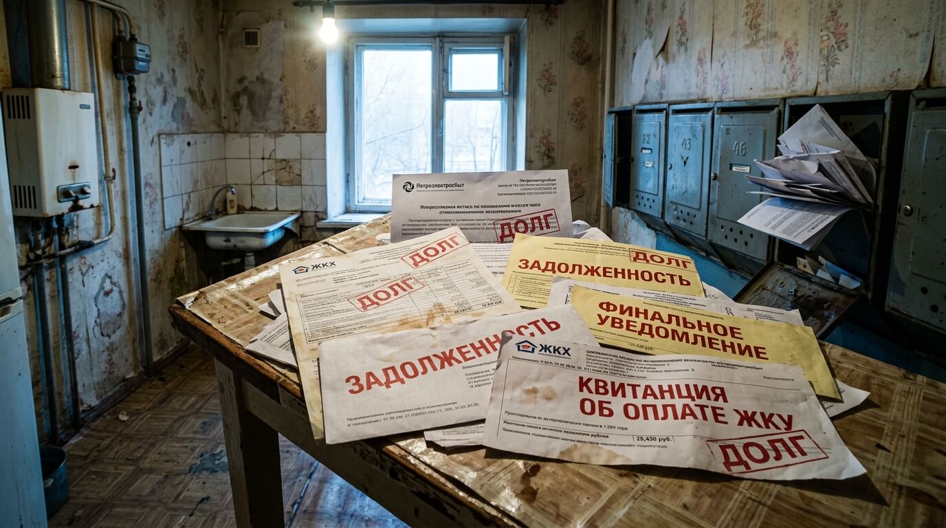 С долгами по ЖКХ